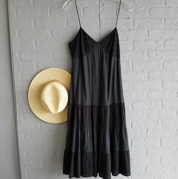 Michael Kors Black Eyelet Dress - Picture 1 of 2
